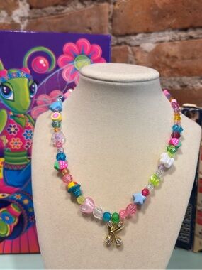 Y2K K BALLOON INITIAL CUSTOM EYE CANDY CHAIN